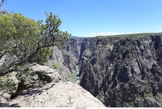 81 a03. Karen's picture - Black Canyon of the Gunnison