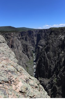 83 a03. Karen's picture - Black Canyon of the Gunnison