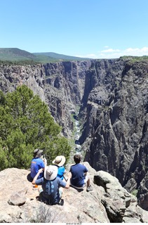 84 a03. Karen's picture - Black Canyon of the Gunnison