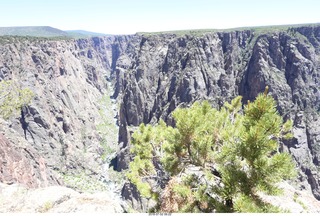 89 a03. Karen's picture - Black Canyon of the Gunnison