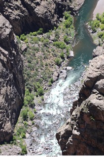 92 a03. Karen's picture - Black Canyon of the Gunnison