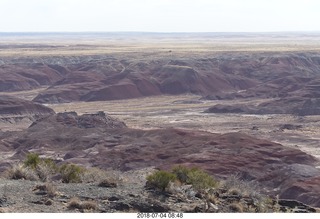 Petrified Forest National Park - Painted Desert vista view