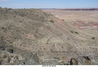 Petrified Forest National Park - Painted Desert vista view