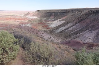 Petrified Forest National Park - Painted Desert vista view