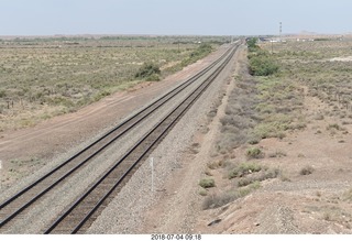 Petrified Forest National Park - railroad tracks