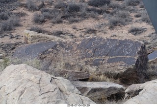 Petrified Forest National Park - railroad tracks + train