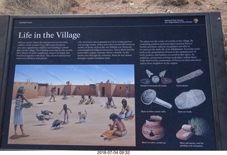 77 a03. Petrified Forest National Park sign