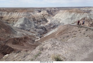 127 a03. Petrified Forest National Park - Blue Mesa hike