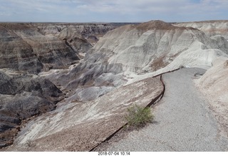 128 a03. Petrified Forest National Park - Blue Mesa hike