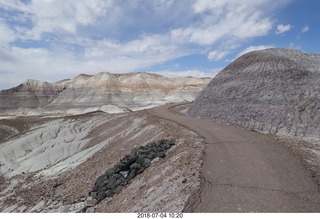 142 a03. Petrified Forest National Park - Blue Mesa hike