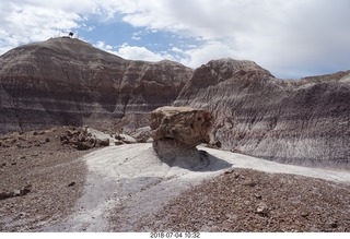 Petrified Forest National Park - Blue Mesa hike + logs