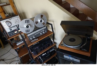 Sony TC-650, ReVox A77, Linn Sondek LP-12, LOCI, Denon 103