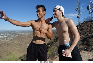 Camelback Cholla Trail hike NH2T - RickyBobby + Holly