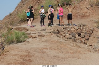 48 a04. NH2T hike - Camelback Cholla - Ricky Bobby, Zee, ...