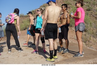 57 a04. NH2T hike - Camelback Cholla - Kelin, Vince, Ricky Bobby, Zee, Heather K