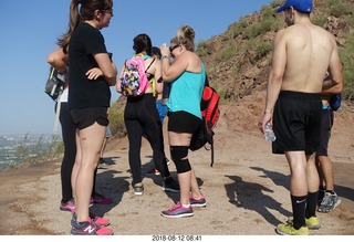 58 a04. NH2T hike - Camelback Cholla - Kelin, Vince, Ricky Bobby, Zee, Heather K