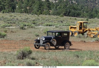 Mystic Bluffs fly-in - antique car