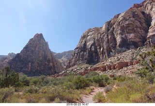 Las Vegas - Red Rock Canyon - thirteen mile drive - Pine Creek Canyon hike