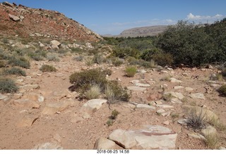 Las Vegas - Red Rock Canyon - thirteen mile drive - Pine Creek Canyon hike - old house foundation