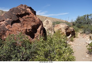 Las Vegas - Red Rock Canyon - thirteen mile drive - Pine Creek Canyon hike