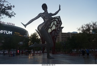 Las Vegas - athletic woman statue