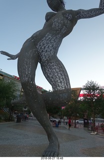 Las Vegas - athletic woman statue