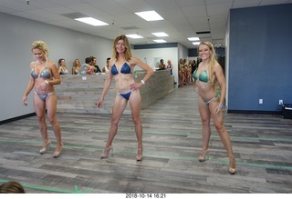 new NH2T store - International Physique League (IPL) show - rehearsal - bikini - Christian DeAngelis + Heather Kile