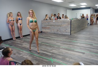 new NH2T store - International Physique League (IPL) show - rehearsal - bikini - Christian DeAngelis + Heather Kile