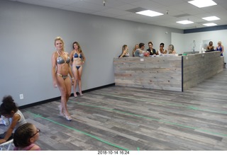 new NH2T store - International Physique League (IPL) show - rehearsal - bikini - Christian DeAngelis + Heather Kile