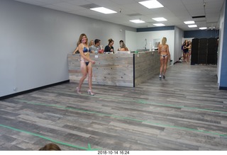 new NH2T store - International Physique League (IPL) show - rehearsal - bikini - Heather Kile