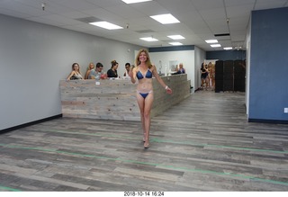 new NH2T store - International Physique League (IPL) show - rehearsal - bikini - Heather Kile