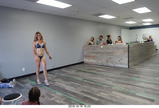 new NH2T store - International Physique League (IPL) show - rehearsal - bikini - Christian DeAngelis + Heather Kile