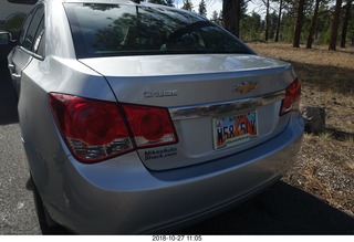Bryce Canyon - our rental car