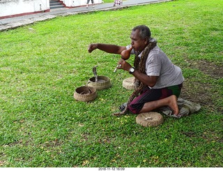 David Marcus picture of a snake charmer