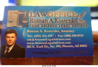 Roman Kostenko card
