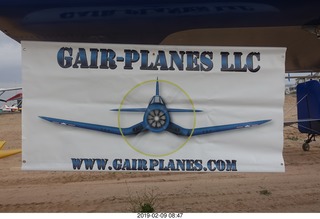 Buckeye Airport - Copperstate - Gair-Planes sign
