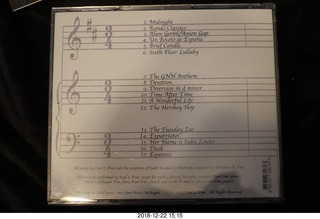 CD info from Paul Fine