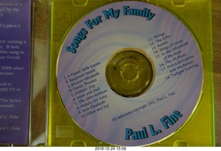 CD info from Paul Fine