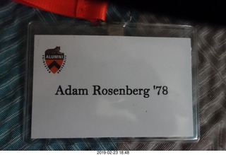 Princeton Alumni Day - badge