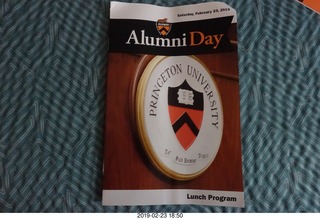 Princeton Alumni Day - program