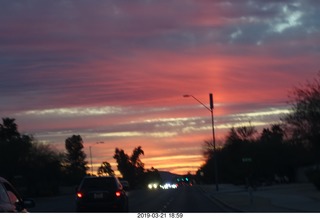 red sunset