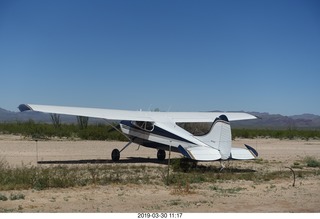 473 a0b. Alamo Lake - airplane