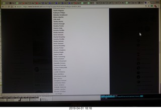 pictures being scanned