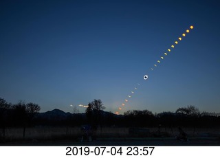 time-lapse eclipse picture