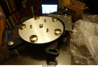 19 a0g. Transcriptor Skeleton Turntable and Vestigal Tonearm assembly