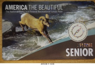 National Parks Lifetime Senior card