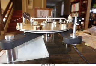 34 a0g. Transcriptor Skeleton Turntable and Vestigal Tonearm assembly