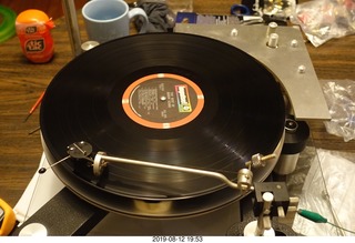 58 a0g. sort-of working Transcriptor turntable with Vestigal tonearm and Ortofon cartridge