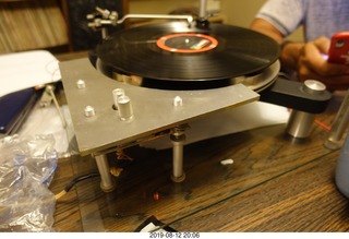 63 a0g. sort-of working Transcriptor turntable with Vestigal tonearm and Ortofon cartridge