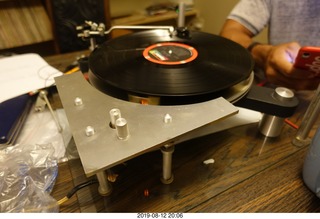 65 a0g. sort-of working Transcriptor turntable with Vestigal tonearm and Ortofon cartridge